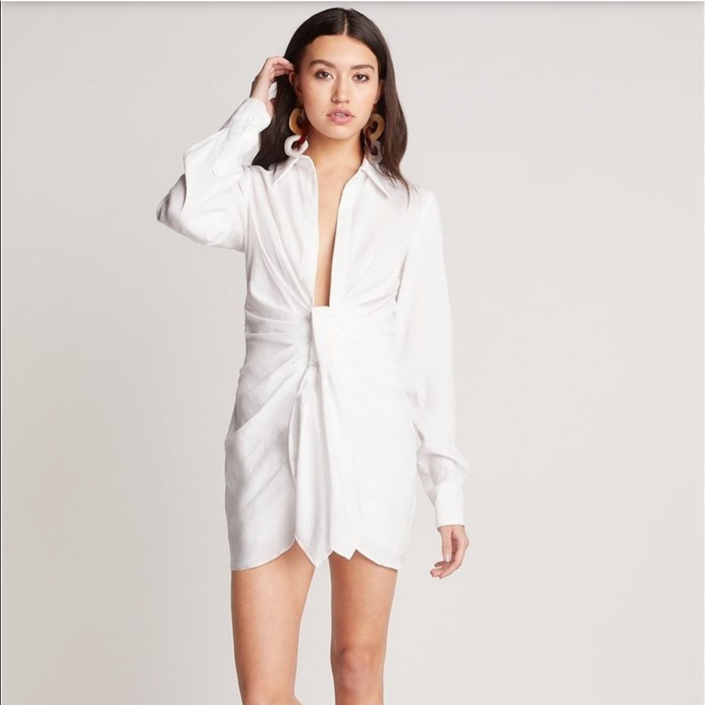 Choosy white dress worn once, great condition!